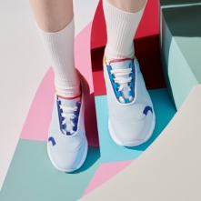 Camper Twins Sneakers Light Blue - Womens Singapore CNNOLU-918